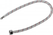 Подводка гибкая STAYER для воды к смесителям, оплетка из нерж стали, укороченная, г/ш 1/2" - 0,6м  ,  ( 51016-060 )