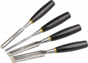 Набор: Стамески плоские с пластмассовой ручкой, 6/12/18/25, 4шт, STAYER, ( 1820-H4 ) Набор: Стамески плоские с пластмассовой ручкой, 6/12/18/25, 4шт, STAYER, ( 1820-H4 )