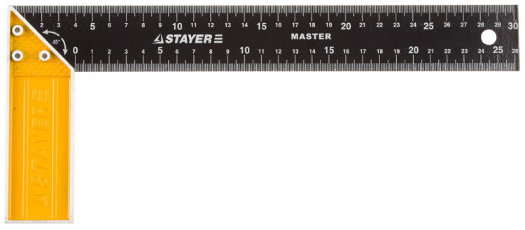 Угольник STAYER "MASTER" столярный, стальное полотно, 300мм ,  ( 3430-30_z01 )
