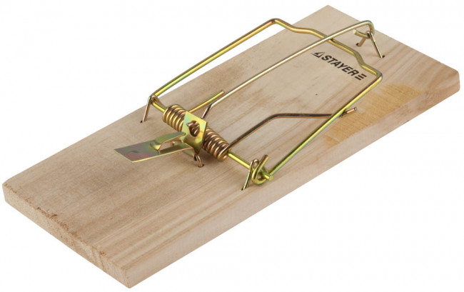 Крысоловка STAYER "STANDARD", деревянное основание, ( 40501-L ) Крысоловка STAYER "STANDARD", деревянное основание, ( 40501-L )