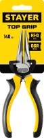 Тонкогубцы "TOPGrip", 160мм, STAYER ( 2205-3-16_z02 )