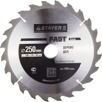 Диск пильный "FAST-Line" по дереву, 250х32мм, 24Т, STAYER,  ( 3680-250-32-24 )