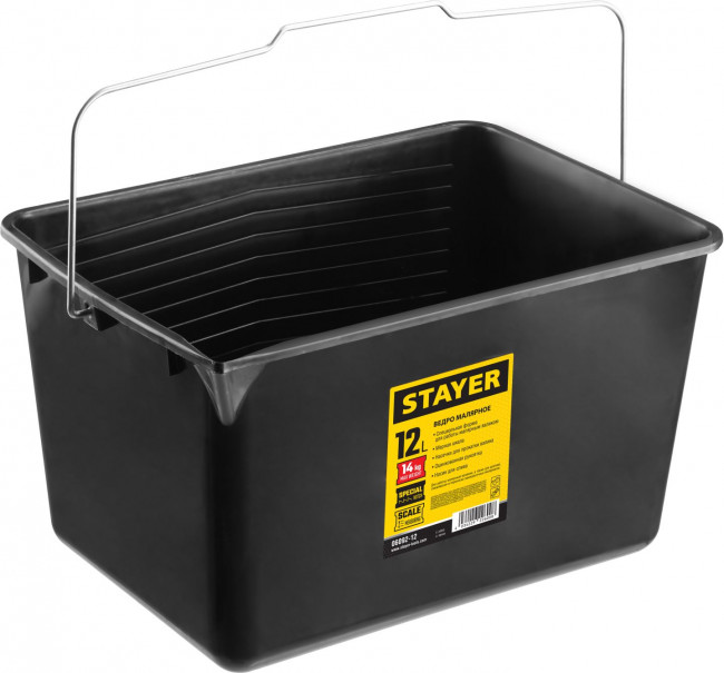 Ведро малярное пластмассовое, 12 л, STAYER, ( 06092-12  )