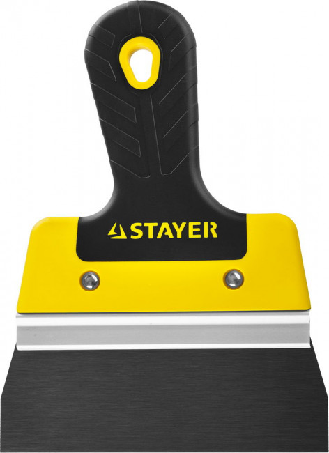 ProFlat фасадный шпатель анодированный 150 мм, 2к ручка, STAYER, ( 10045-15 ) ProFlat фасадный шпатель анодированный 150 мм, 2к ручка, STAYER, ( 10045-15 )