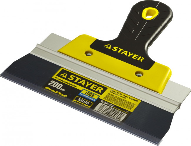 ProFlat фасадный шпатель анодированный 200 мм, 2к ручка, STAYER, ( 10045-20 ) ProFlat фасадный шпатель анодированный 200 мм, 2к ручка, STAYER, ( 10045-20 )