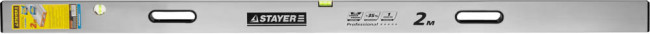 Правило-уровень с ручками GRAND, 2 м, STAYER,  ( 10752-2.0 )