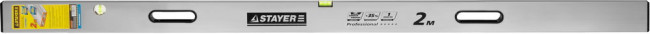 Правило-уровень с ручками GRAND, 2 м, STAYER,  ( 10752-2.0 )