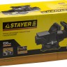 Тиски STAYER "STANDARD" слесарные с поворотным основанием, 150мм/ 12,5кг,  ( 3254-150 )