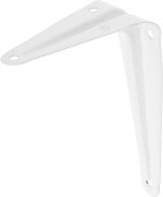 Уголок-кронштейн STAYER "MASTER", 100х75мм, белый,  ( 37400-1 )