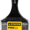 Кисть плоская STAYER "UNIVERSAL-PROFI", светлая натуральная щетина, деревянная ручка, 100мм,  ( 0104-100 )