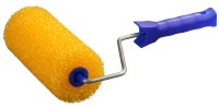 Валик "СТРУКТУРНЫЙ ПОРОЛОН" малярный в сборе, бюгель 6мм, 80x180мм, STAYER Profi,  ( 0365-18 )