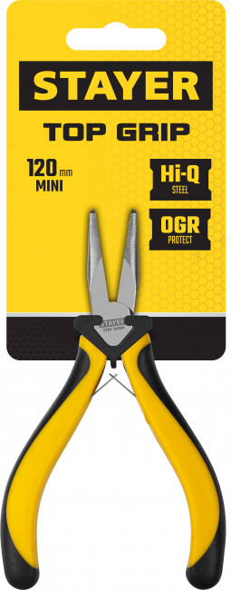 Тонкогубцы изогнутые TopGrip, STAYER 2218-3, 120мм ( 2218-3_z02 ) Тонкогубцы изогнутые TopGrip, STAYER 2218-3, 120мм ( 2218-3_z02 )