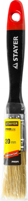 Кисть плоская STAYER "UNIVERSAL-PROFI", светлая натуральная щетина, деревянная ручка, 20мм, ( 0104-020 ) Кисть плоская STAYER "UNIVERSAL-PROFI", светлая натуральная щетина, деревянная ручка, 20мм, ( 0104-020 )