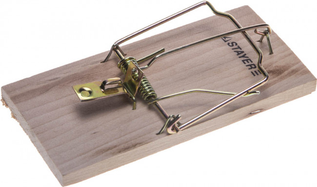 Мышеловка STAYER "STANDARD", деревянное основание, средняя , ( 40501-M ) Мышеловка STAYER "STANDARD", деревянное основание, средняя , ( 40501-M )