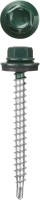 Саморезы СКД кровельные, RAL 6005 зеленый насыщенный, 51 х 4.8 мм, 1 200 шт, для деревянной обрешетки, STAYER,  ( 30300-48-051-6005 )