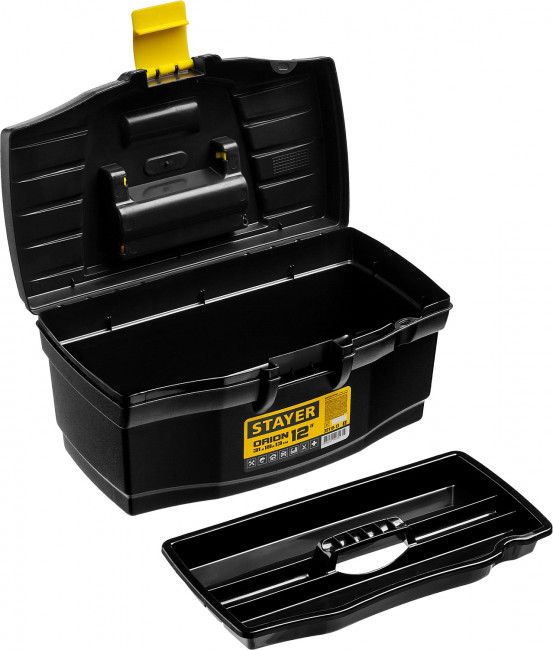 Ящик для инструмента "ORION-12" пластиковый, STAYER,  ( 38110-13_z03 ) Ящик для инструмента "ORION-12" пластиковый, STAYER,  ( 38110-13_z03 )