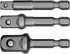 Набор STAYER MASTER "MAXFIX": Адаптеры для торцовых головок, сталь 40Cr, 3 предмета E1/4-1/4", E1/4-3/8", E1/4-1/2", 50 мм,  ( 26656-H3 )