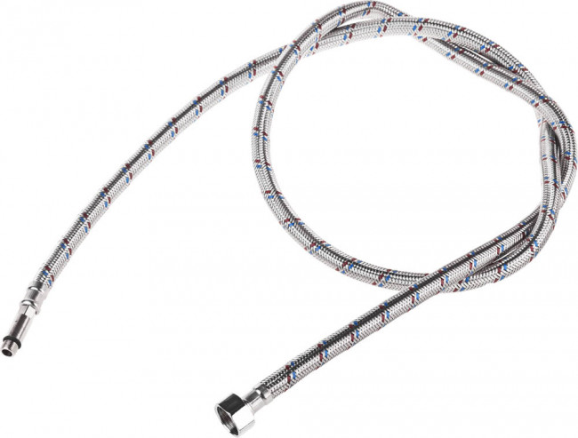 Подводка гибкая STAYER для воды, к смесителям, оплетка из нержавеющей стали, удлиненная, г/ш 1/2"-1,5м, ( 51017-150 ) Подводка гибкая STAYER для воды, к смесителям, оплетка из нержавеющей стали, удлиненная, г/ш 1/2"-1,5м, ( 51017-150 )