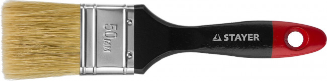 Кисть плоская STAYER "UNIVERSAL-PROFI", светлая натуральная щетина, деревянная ручка, 50мм, ( 0104-050 ) Кисть плоская STAYER "UNIVERSAL-PROFI", светлая натуральная щетина, деревянная ручка, 50мм, ( 0104-050 )