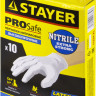 Перчатки STAYER "PROFI" нитриловые экстратонкие, XL, 10шт,  ( 11204-XL )