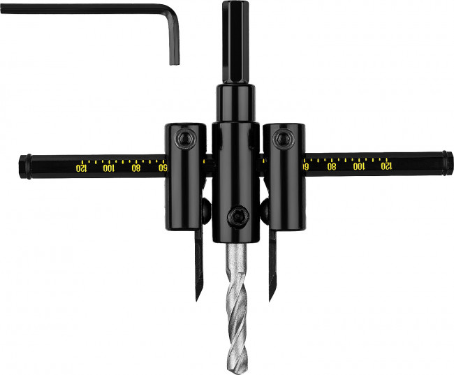 Сверло регулируемое, STAYER Profi 2944, двухрезцовое, по дереву, "Балеринка", d=40-120мм,  ( 2944 ) Сверло регулируемое, STAYER Profi 2944, двухрезцовое, по дереву, "Балеринка", d=40-120мм,  ( 2944 )