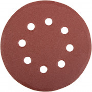 Круг шлифовальный универсальный STAYER "MASTER" из абразивной бумаги на велкро основе, 8 отверстий, Р180, 125мм, 5шт, ( 35452-125-180 ) Круг шлифовальный универсальный STAYER "MASTER" из абразивной бумаги на велкро основе, 8 отверстий, Р180, 125мм, 5шт, ( 35452-125-180 )