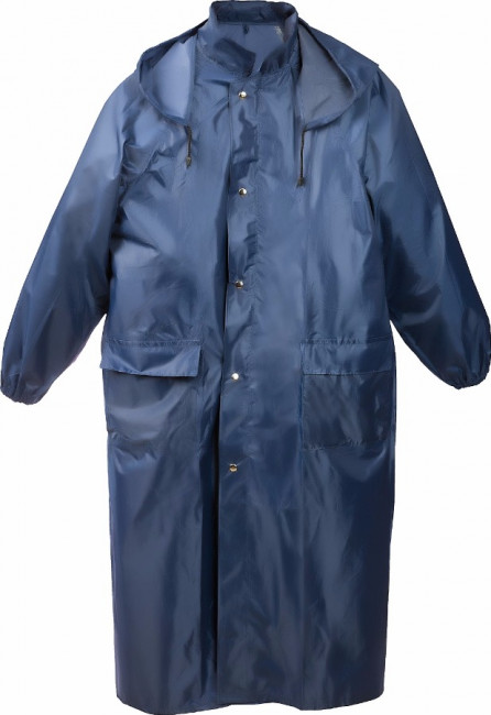 Плащ-дождевик STAYER 11612-56, нейлоновый на молнии, синий цвет, размер 56-58,  ( 11612-56 )