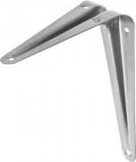 Уголок-кронштейн STAYER "MASTER", 125х100мм, серый,  ( 37401-2 )