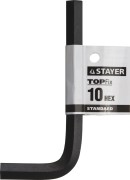Ключ имбусовый STAYER "STANDARD", сталь, черный, 10мм,  ( 27405-10 ) Ключ имбусовый STAYER "STANDARD", сталь, черный, 10мм,  ( 27405-10 )