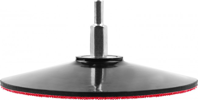 Тарелка опорная STAYER "MASTER" резиновая для дрели, на липучке, d=125мм,  ( 35740-125 ) Тарелка опорная STAYER "MASTER" резиновая для дрели, на липучке, d=125мм,  ( 35740-125 )