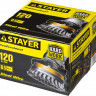 STAYER "PROFESSIONAL". Щетка чашечная усиленная для УШМ, жгутированная стальная проволока 0,5мм, 120ммхМ14,  ( 35137-120 )