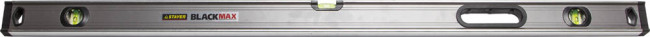 Уровень STAYER "PROFESSIONAL" "BlackMax" коробчатый усиленный с ручками, утолщенный особопроч профиль, 0,5мм/м, 3 ампулы, 120см,  ( 3475-120 ) Уровень STAYER "PROFESSIONAL" "BlackMax" коробчатый усиленный с ручками, утолщенный особопроч профиль, 0,5мм/м, 3 ампулы, 120см,  ( 3475-120 )