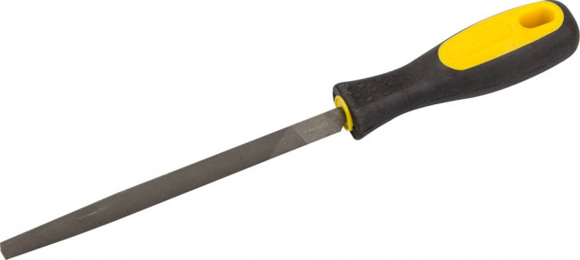 Напильник STAYER "PROFI" трехгранный, с двухкомпонентной рукояткой, № 2, 200мм,  ( 16603-20-2 ) Напильник STAYER "PROFI" трехгранный, с двухкомпонентной рукояткой, № 2, 200мм,  ( 16603-20-2 )