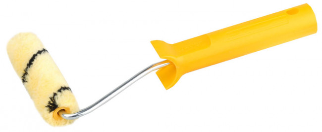 Мини-валик DUALON ПОЛИАКРИЛ малярный в сборе, ворс 7мм, бюгель 6мм, 15х110мм, STAYER Master,  ( 03-05812-11 )