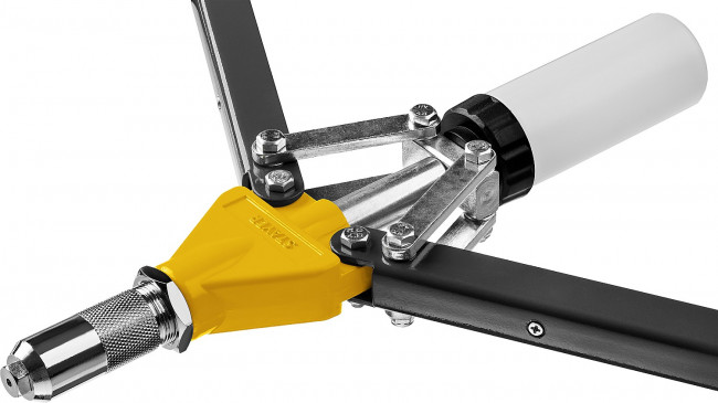 Заклепочник двуручный усиленный, STAYER "HERCULES-64" 3106, 3.2-6.4 мм - алюминий, Professional ( 3106_z01 )