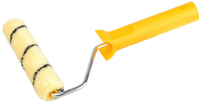 Мини-валик DUALON ПОЛИАКРИЛ малярный в сборе, ворс 7мм, бюгель 6мм, 15х160мм, STAYER Master,  ( 03-05812-16 )