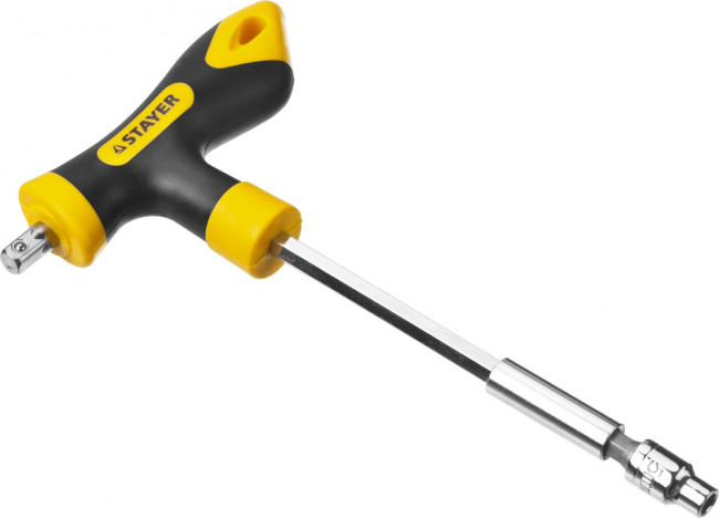 Набор STAYER "MASTER" "HERCULES": Отвертка реверсивная, Т-образная отвертка-битодержатель, адаптер для торц голов, 43 предм,  ( 25084-H43 ) Набор STAYER "MASTER" "HERCULES": Отвертка реверсивная, Т-образная отвертка-битодержатель, адаптер для торц голов, 43 предм,  ( 25084-H43 )