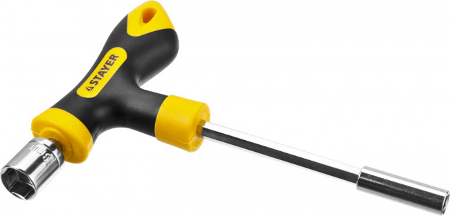 Набор STAYER "MASTER" "HERCULES": Отвертка реверсивная, Т-образная отвертка-битодержатель, адаптер для торц голов, 43 предм,  ( 25084-H43 ) Набор STAYER "MASTER" "HERCULES": Отвертка реверсивная, Т-образная отвертка-битодержатель, адаптер для торц голов, 43 предм,  ( 25084-H43 )