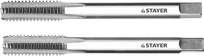 Комплект метчиков STAYER "MASTER", сталь 9ХС, М8х1,25, 2 шт,  ( 28025-08-1.25-H2 ) Комплект метчиков STAYER "MASTER", сталь 9ХС, М8х1,25, 2 шт,  ( 28025-08-1.25-H2 )