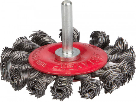 STAYER "PROFESSIONAL". Щетка дисковая для дрели, жгутированная стальная проволока 0,5мм, 75мм, ( 35115-075_z01 ) STAYER "PROFESSIONAL". Щетка дисковая для дрели, жгутированная стальная проволока 0,5мм, 75мм, ( 35115-075_z01 )