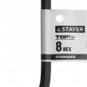 Ключ имбусовый STAYER "STANDARD", сталь, черный, 8мм,  ( 27405-8 )