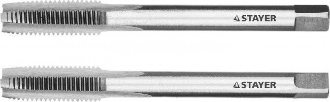 Комплект метчиков STAYER "MASTER", сталь 9ХС, М8х1,0, 2 шт,  ( 28025-08-1.0-H2 ) Комплект метчиков STAYER "MASTER", сталь 9ХС, М8х1,0, 2 шт,  ( 28025-08-1.0-H2 )