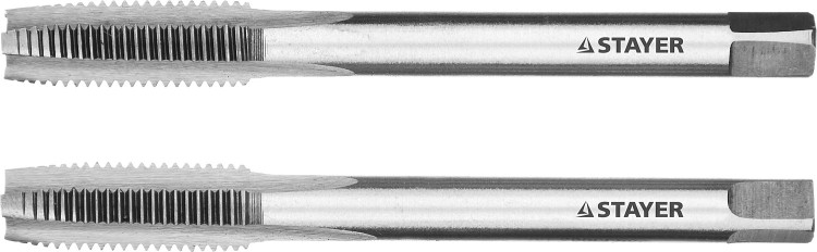 Комплект метчиков STAYER "MASTER", сталь 9ХС, М8х1,0, 2 шт,  ( 28025-08-1.0-H2 )