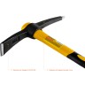 Кирка 400г с фиберглассовой рукояткой, STAYER Professional, ( 20179-04 )