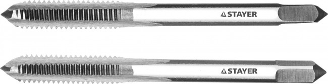 Комплект метчиков STAYER "MASTER", сталь 9ХС, М6х1,0, 2 шт,  ( 28025-06-1.0-H2 ) Комплект метчиков STAYER "MASTER", сталь 9ХС, М6х1,0, 2 шт,  ( 28025-06-1.0-H2 )