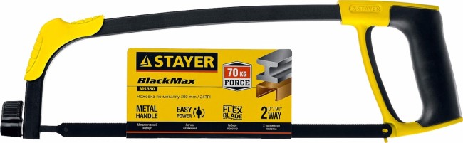 Black-Max MS350 ножовка по металлу, 70 кгс, STAYER,  ( 15775 ) Black-Max MS350 ножовка по металлу, 70 кгс, STAYER,  ( 15775 )