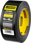 Армированная лента, STAYER Professional 12086-50-50, универсальная, влагостойкая, 48мм х 45м, черная,  ( 12086-50-50 )