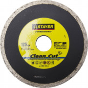 Круг отрезной алмазный STAYER "PROFESSIONAL", сплошной, влажная резка, для УШМ, 22,2х125мм,  ( 3664-125_z01 )