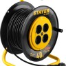 Удлинитель на катушке MS 207, 40 м, 2200 Вт, 4 гнезда, ПВС 2x0,75 мм2, STAYER,  ( 55073-40 )