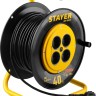 Удлинитель на катушке MS 207, 40 м, 2200 Вт, 4 гнезда, ПВС 2x0,75 мм2, STAYER,  ( 55073-40 )